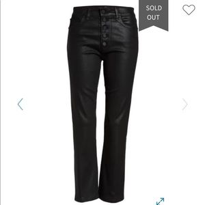 Joe's Jeans High Rise Bootcut Cropped Jean Black